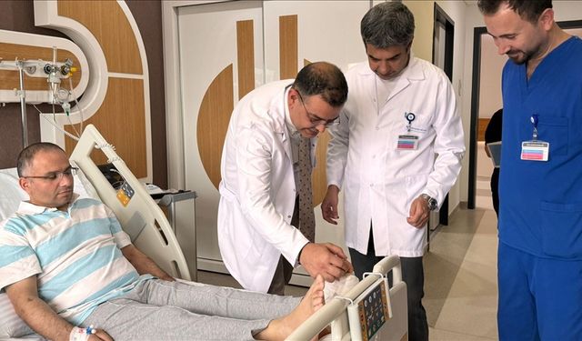 Diyabet hastasının ayağı multidisipliner tedaviyle amputasyondan kurtarıldı
