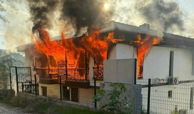 Muğla'da evi ateşe verip 2 jandarmayı bıçakla yaraladı: Vurularak etkisiz hale getirildi