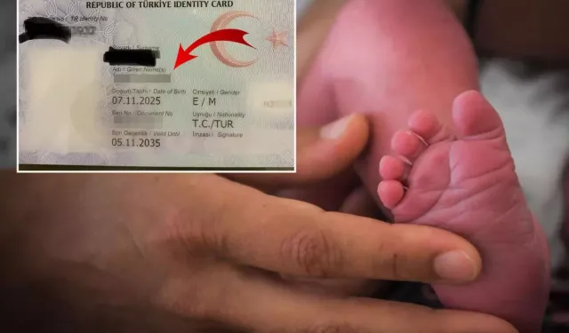 Yeni doğan çocuğuna koyduğu isim şaşırttı!
