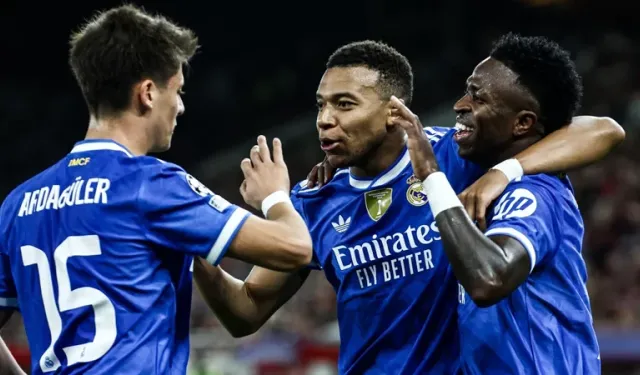 Real Madrid, Mbappe'nin 4 golüyle kazandı