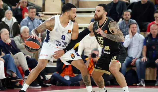 Anadolu Efes deplasmanda Monaco'ya farklı kaybetti