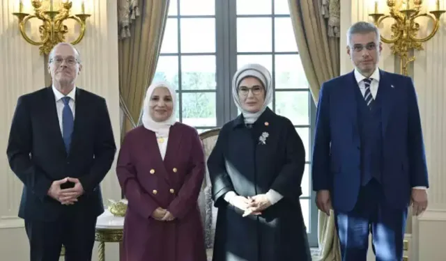 Emine Erdoğan, DSÖ heyetiyle görüştü