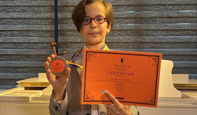 10 Yaşındaki Yusufhan'a İngiltere'den lise diploması