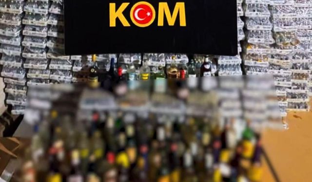 81 ilde sahte ve kaçak içki operasyonu