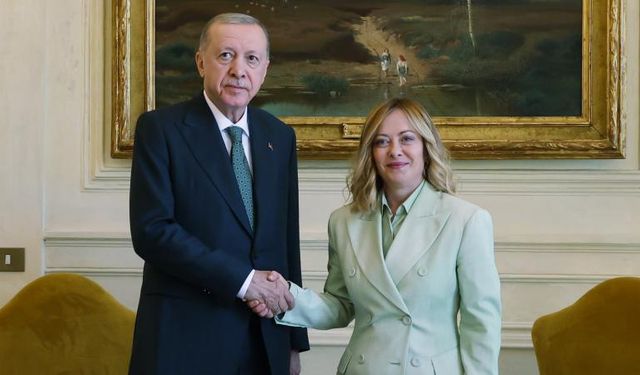 Cumhurbaşkanı Erdoğan, İtalya Başbakanı Meloni ile görüştü