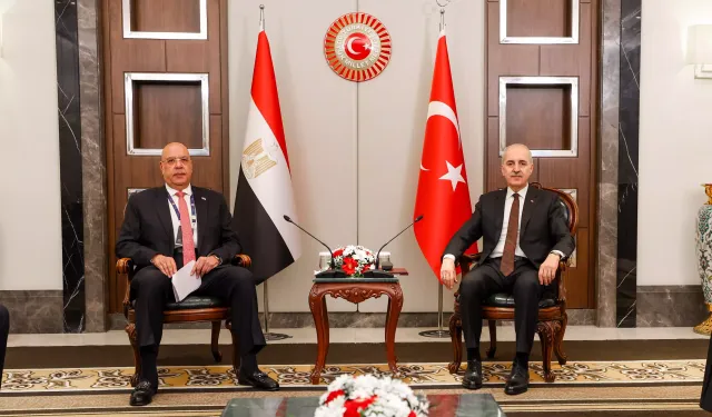 TBMM Başkanı Kurtulmuş, Mısır Temsilciler Meclisi Başkanı Badawy ile görüştü