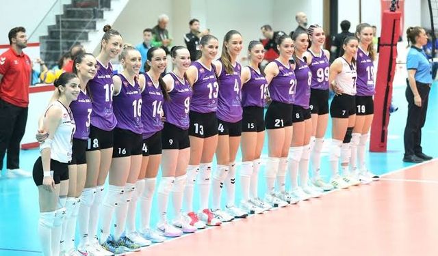 Voleybolda Kadınlar 1. Lig final etabı Alanya'da sona erdi