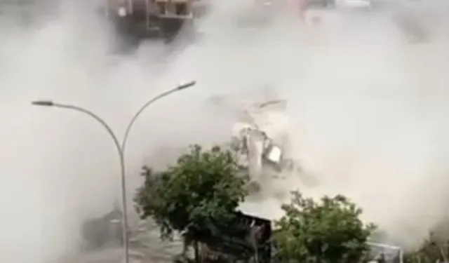 Adana'da kontrolsüz yıkım: Son anda kurtuldular
