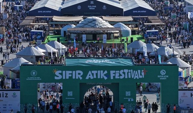 Sıfır Atık Festivali'ni 1 milyondan fazla kişi ziyaret etti