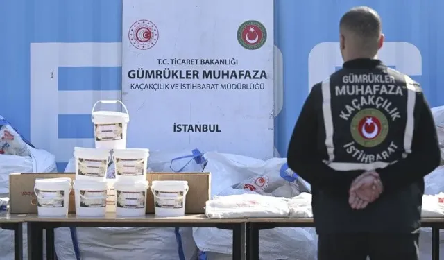 İstanbul'daki Ambarlı Limanı'nda yaklaşık 3 ton uyuşturucu ele geçirildi