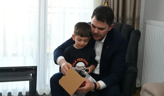 Bakan Kurum’dan Yusuf ve dedesine ziyaret