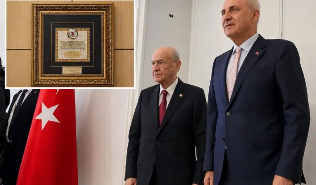 Bahçeli’den Kurtulmuş’a anlamlı hediye