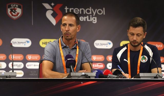 Gaziantep FK - Corendon Alanyaspor maçının ardından