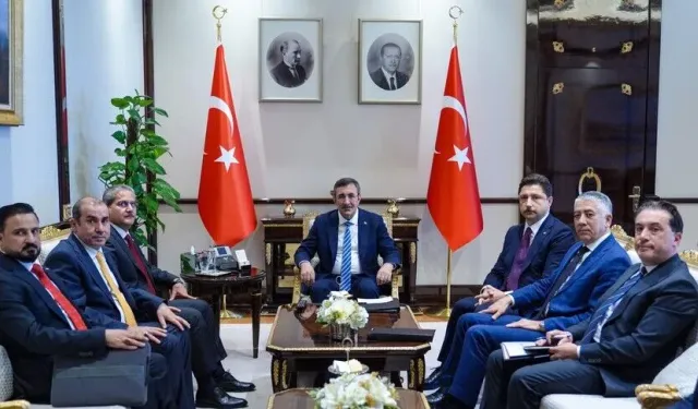 Cumhurbaşkanı Yardımcısı Yılmaz, Irak Federal Yolsuzlukla Mücadele Komisyonu Başkanı Lami'yi kabul etti