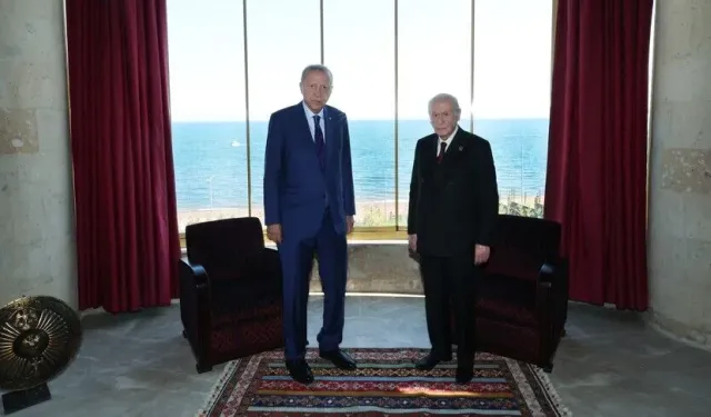Cumhurbaşkanı Erdoğan, MHP Genel Başkanı Bahçeli ile görüştü