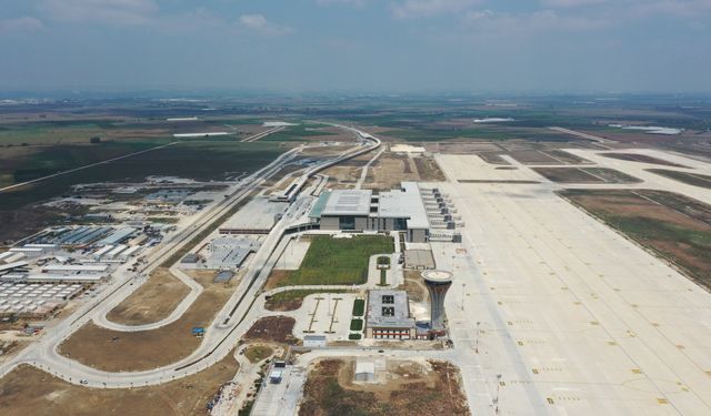 Çukurova Uluslararası Havalimanı, 2 yılda 10,57 milyon yolcuya hizmet verdi.