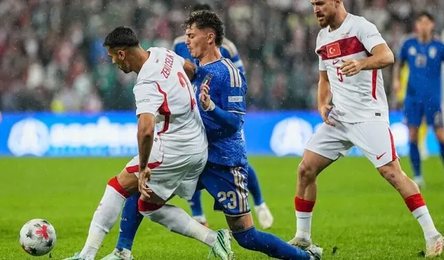 A Milli Futbol Takımı, İtalya'ya 4-1 yenildi...