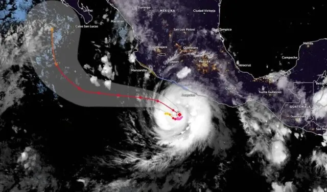Polo Kasırgası nedeniyle Los Cabos'ta 26 plaj kapatıldı