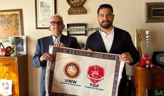 Taha Akgül'den uluslararası güreş diplomasisi temasları