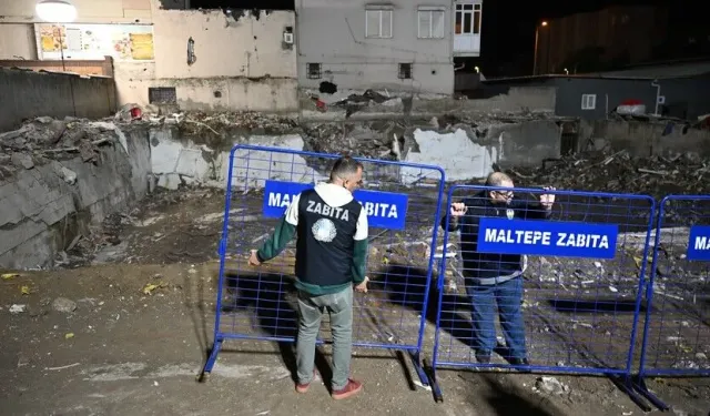 Maltepe'de çöken binanın enkaz çalışmaları sona erdi!