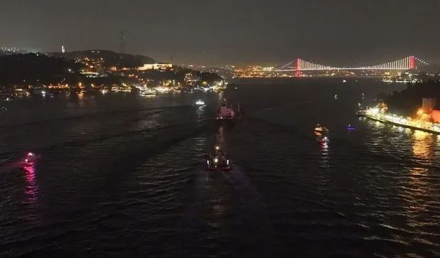 İstanbul Boğazı'nda tanker arızası: Gemi trafiği durduruldu