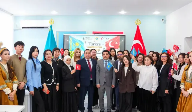 TİKA, Kazakistan'ın Atırau Üniversitesi'nde Türk Dili Sınıfı açtı