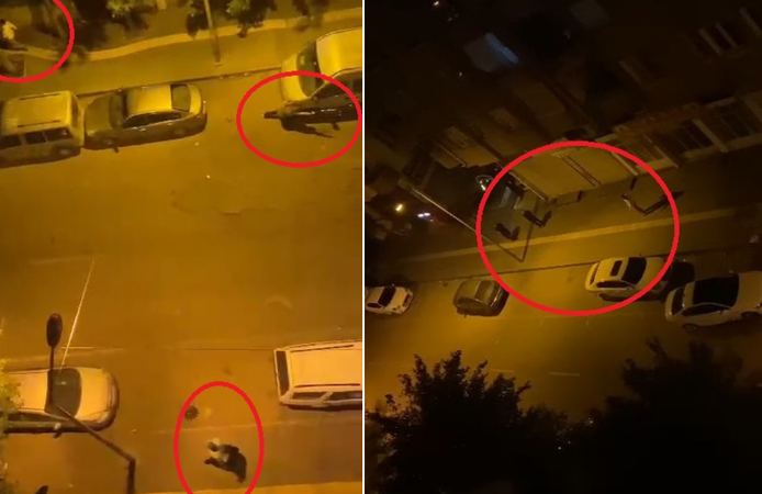 Sokak ortasında kurşun yağmuru: Yaralılar var