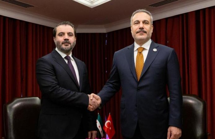 Dışişleri Bakanı Fidan, Suriyeli mevkidaşı ile görüştü