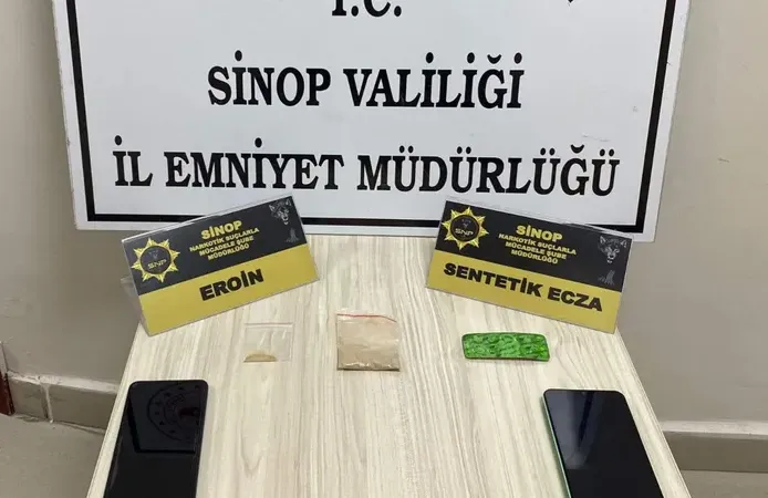 Sinop'ta uyuşturucu operasyonları: 11 gözaltı