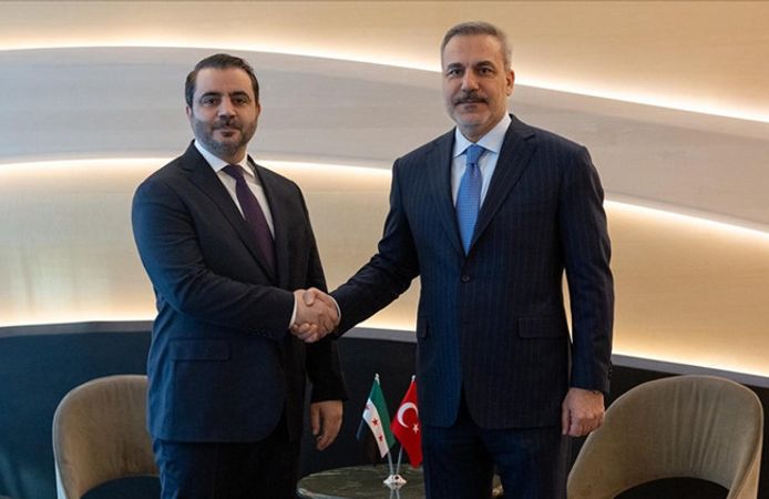 Bakan Fidan, Şam'da Suriyeli mevkidaşı Şeybani ile görüştü