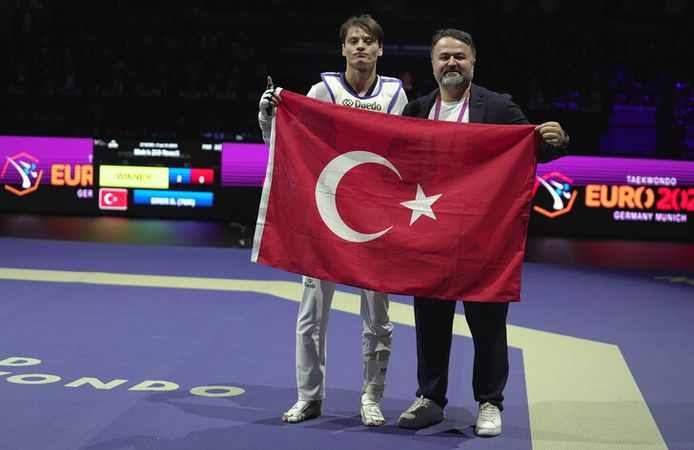 2026 Avrupa Tekvando Şampiyonası'nda milli sporcu Berkay Erer altın madalya kazandı