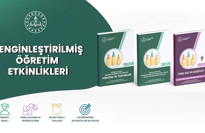 MEB'in hazırladığı "Zenginleştirilmiş Öğretim Etkinlikleri Kitapları" yayımlandı