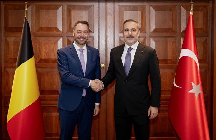 Dışişleri Bakanı Fidan, Belçika Dışişleri Bakanı Prevot ile Ankara'da görüştü