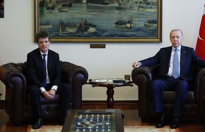 Cumhurbaşkanı Erdoğan, Romanya Cumhurbaşkanı Dan ile görüştü