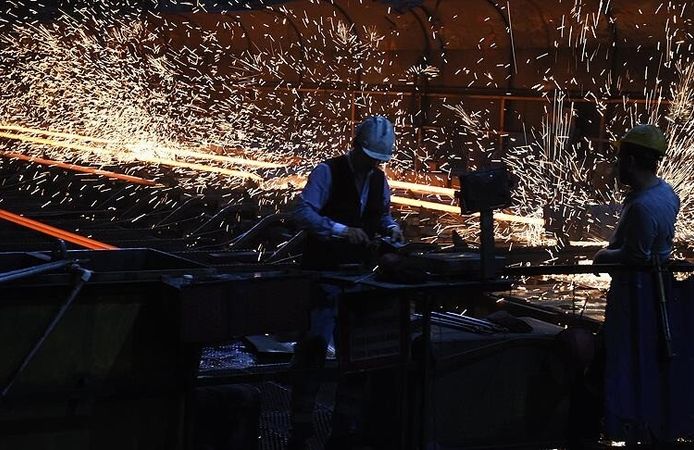 Sanayi üretim endeksi son 8 ayın en yüksek artışını gösterdi