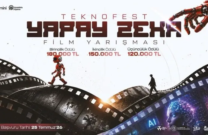 T3 Vakfı, AA ve Gemini işbirliğiyle düzenlenen "Yapay Zeka Film Yarışması" başvuruları başladı