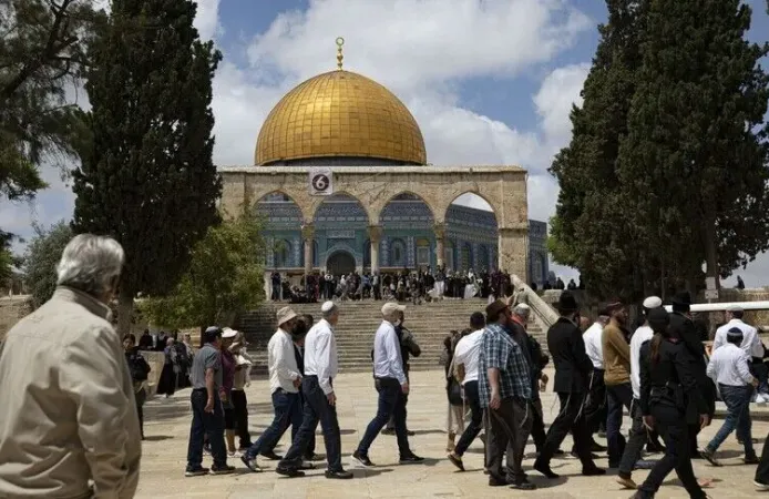 Mescid-i Aksa’da Yom Kippur öncesi baskın: Yaklaşık 100 kişi içeri girdi
