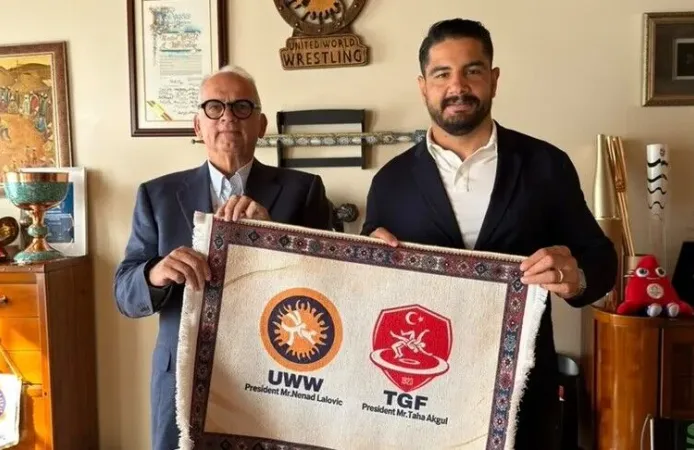 Taha Akgül'den uluslararası güreş diplomasisi temasları