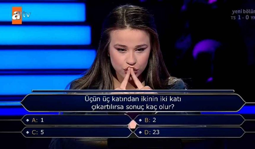 Milyoner'de öyle bir soruda elendi ki! İnşaat mühendisi arkadaşını aradı yanlış cevap verdi