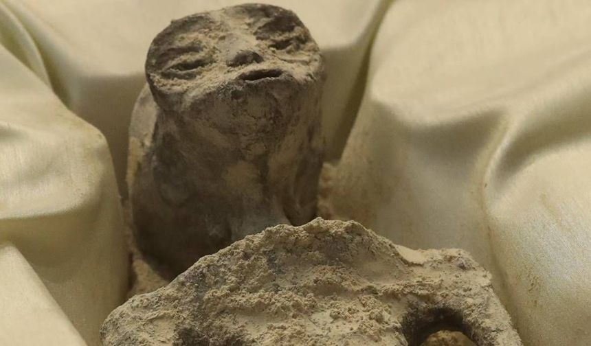 Komplo teorisi mi gerçek mi? Uzaylı olduğu iddia edilen fosilin içinde bulundu…