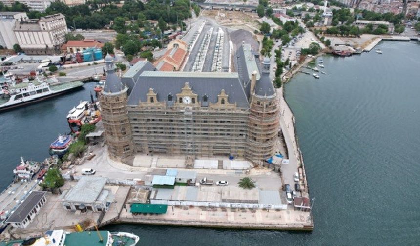 Haydarpaşa Garı'n son hali ilk kez havadan görüntülendi