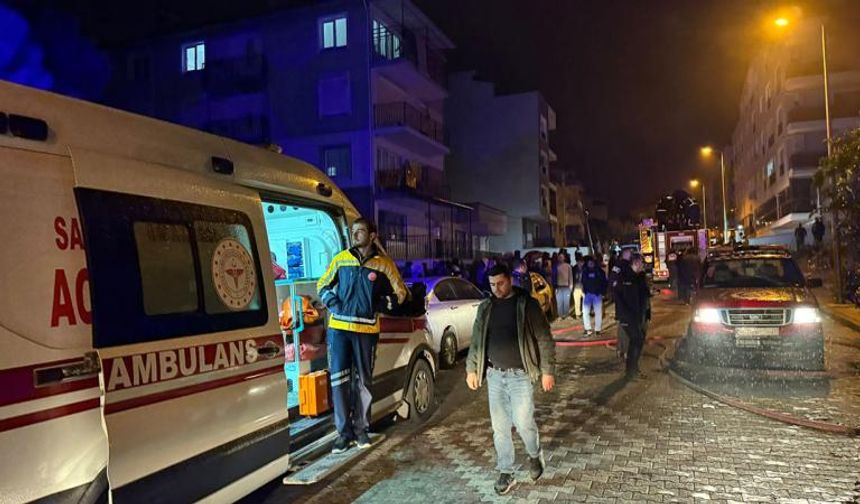 Aydın'da çıkan yangında ev küle döndü