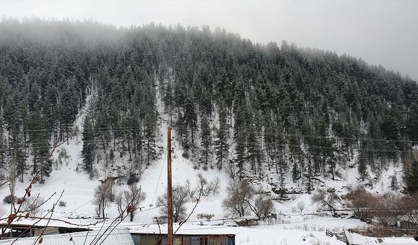 Kars'ta karın keyfini çıkardılar: Çocuklar mahalle aralarında kızak kaydı