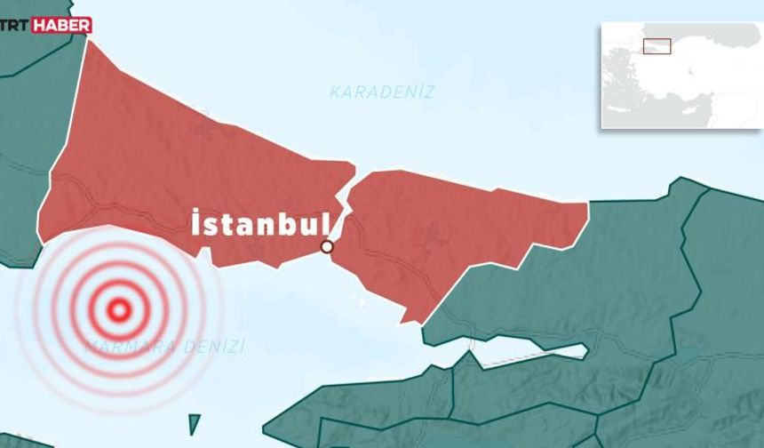 İstanbul'da 127 artçı deprem meydana geldi