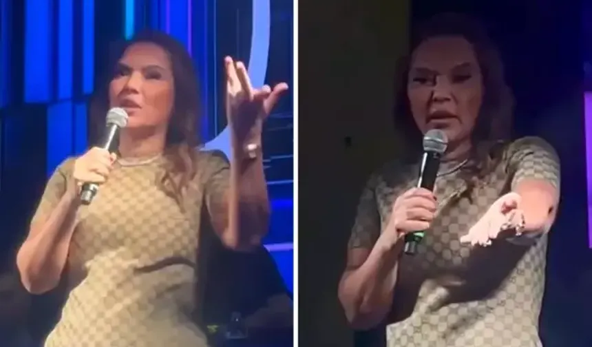 Demet Akalın sahnede dinleyicisine ağzına geleni söyledi