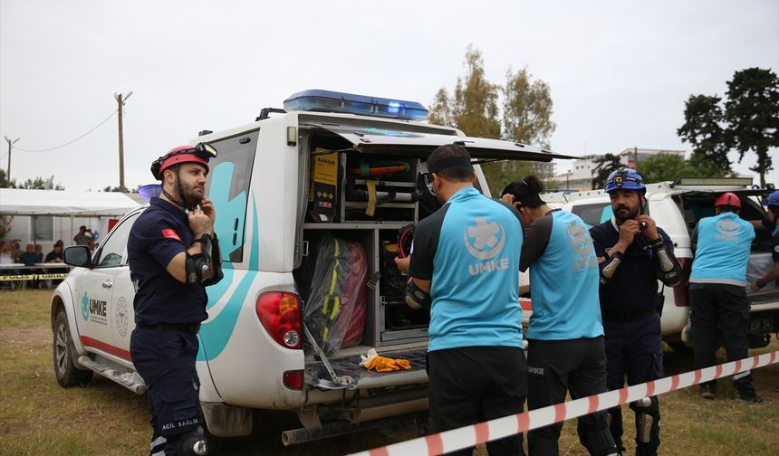 Hatay'da deprem tatbikatı yapıldı