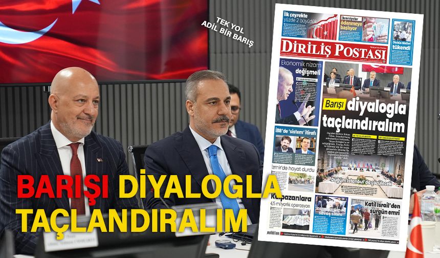 Barışı diyalogla taçlandıralım