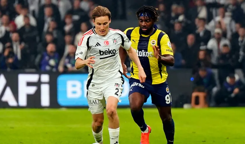 Beşiktaş, son 10 derbide Fenerbahçe'ye üstünlük kurdu