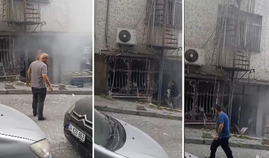 Güngören'de iş yerinde patlama