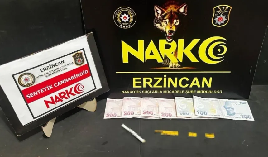 Erzincan'da  zehir tacirine tutuklama